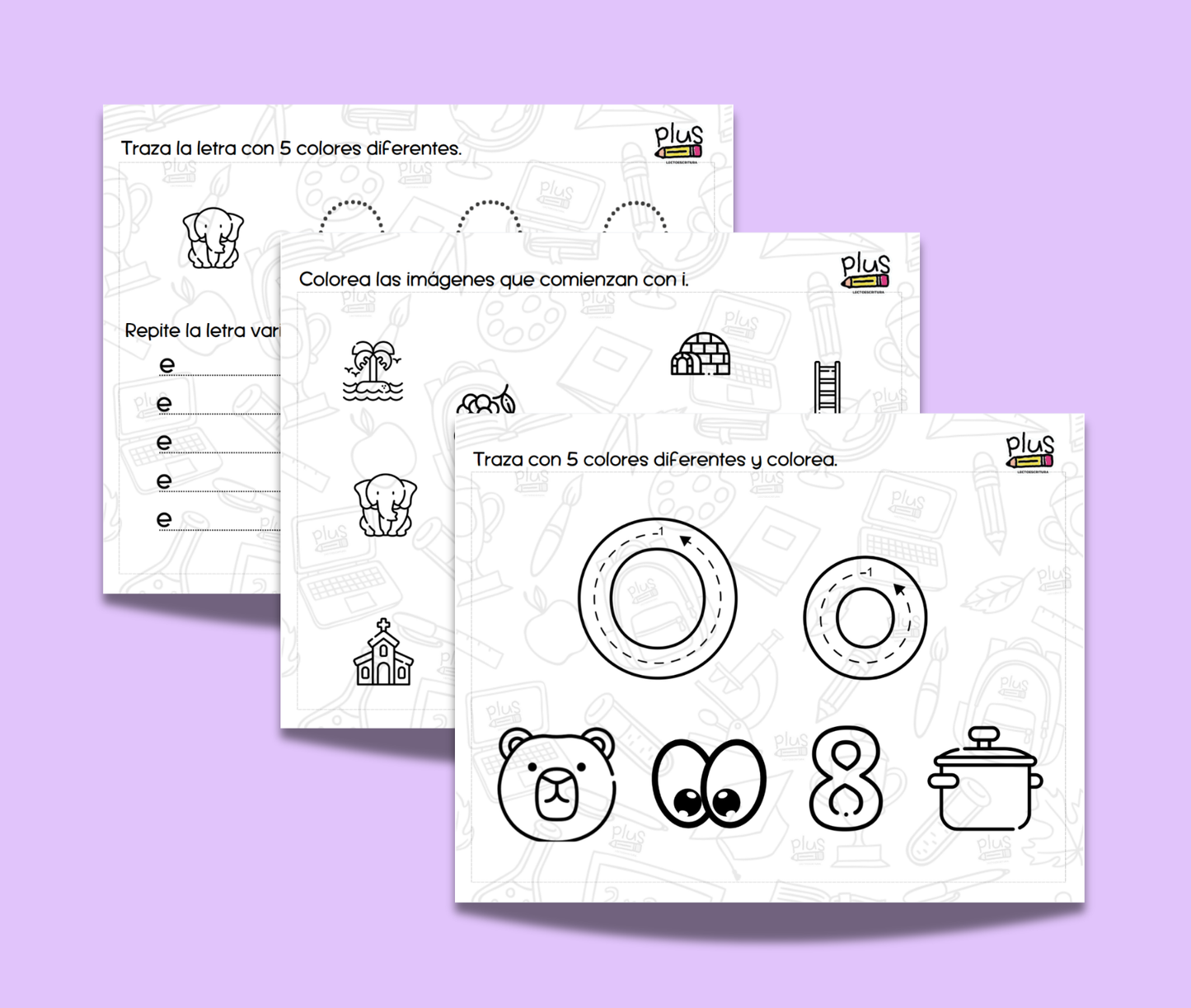 Vocales: A, E, I, O, U.