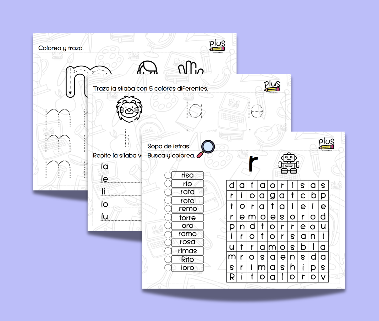 Bloque 1: M,S,L,T, R