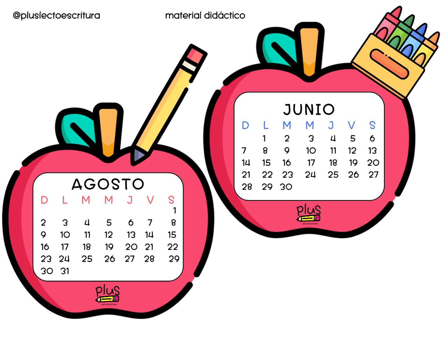 Calendario manzana