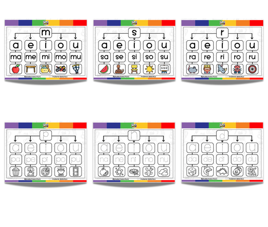 Leo y trazo sílabas